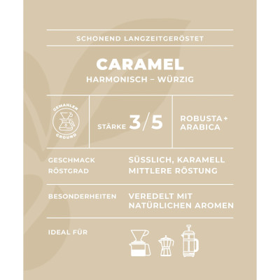 Mletá káva - Caramel 250g - Minges Signature
