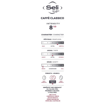 Zrnková káva Classico 1 kg – Seli Caffè