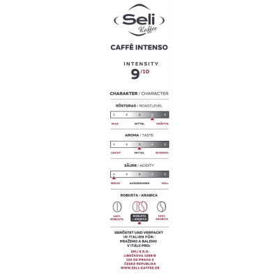 Zrnková káva Intenso 1 kg – Seli Caffè